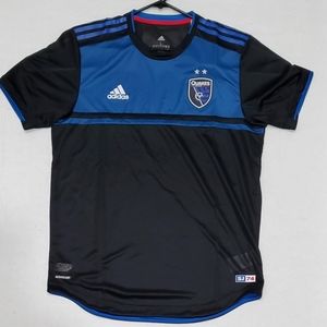 Adidas MLS San Jose Quakes Men's Large Soccer Jer